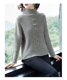 酷比兔 冬装新款韩版女装2018秋冬套头羊毛针织衫打底显瘦短款毛衣 7222