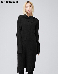 高领S.DEER针织衫 时尚与舒适并存的秋冬女装之选