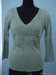 针织服装加工 专注于T恤衫与真丝针织服装的来料生产