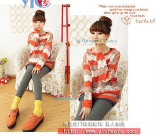 专业供应沙河服装批发网长款针织镂空毛衣，厂家直销，品质保障